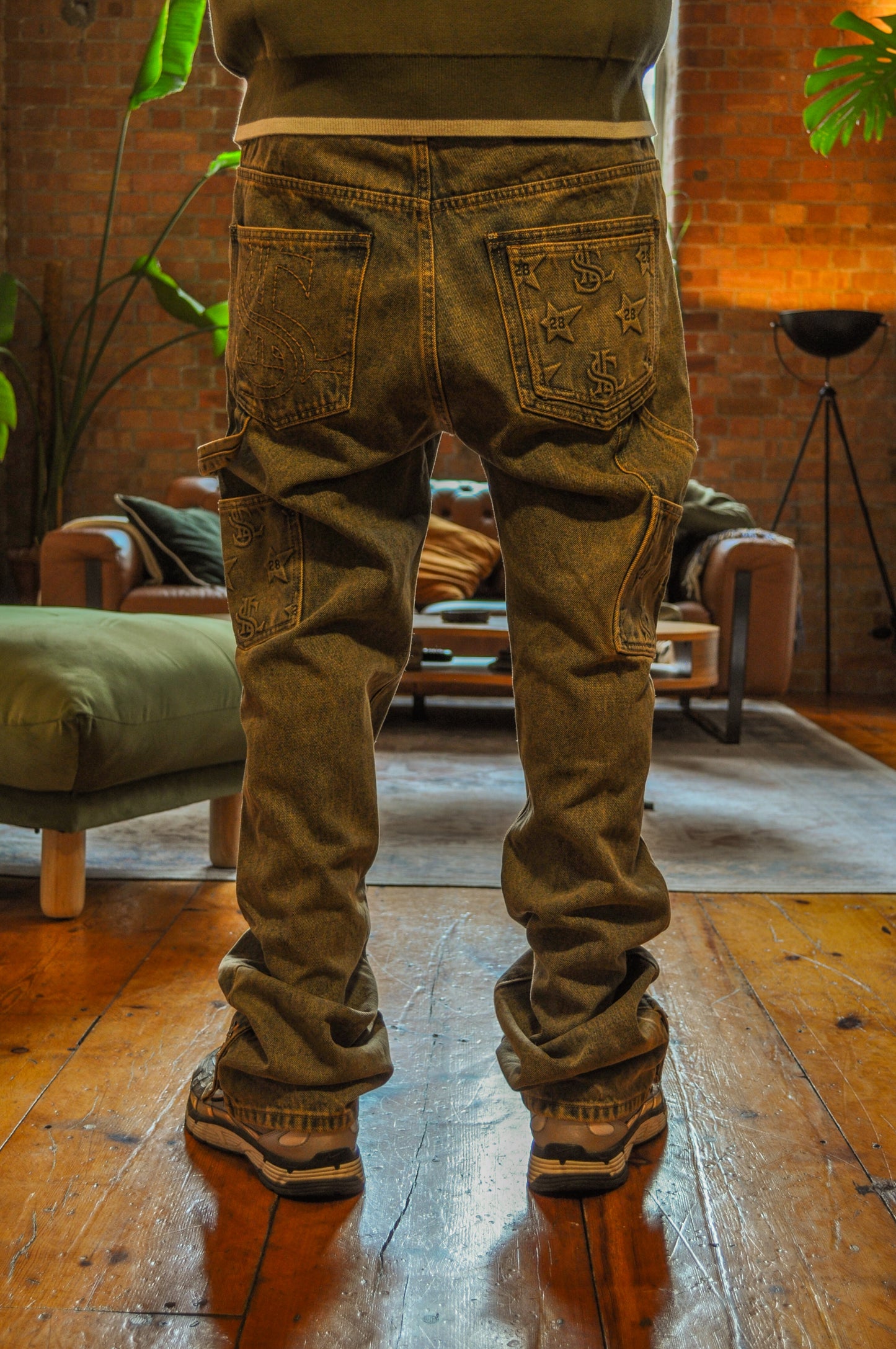 “Star” Olive Denim