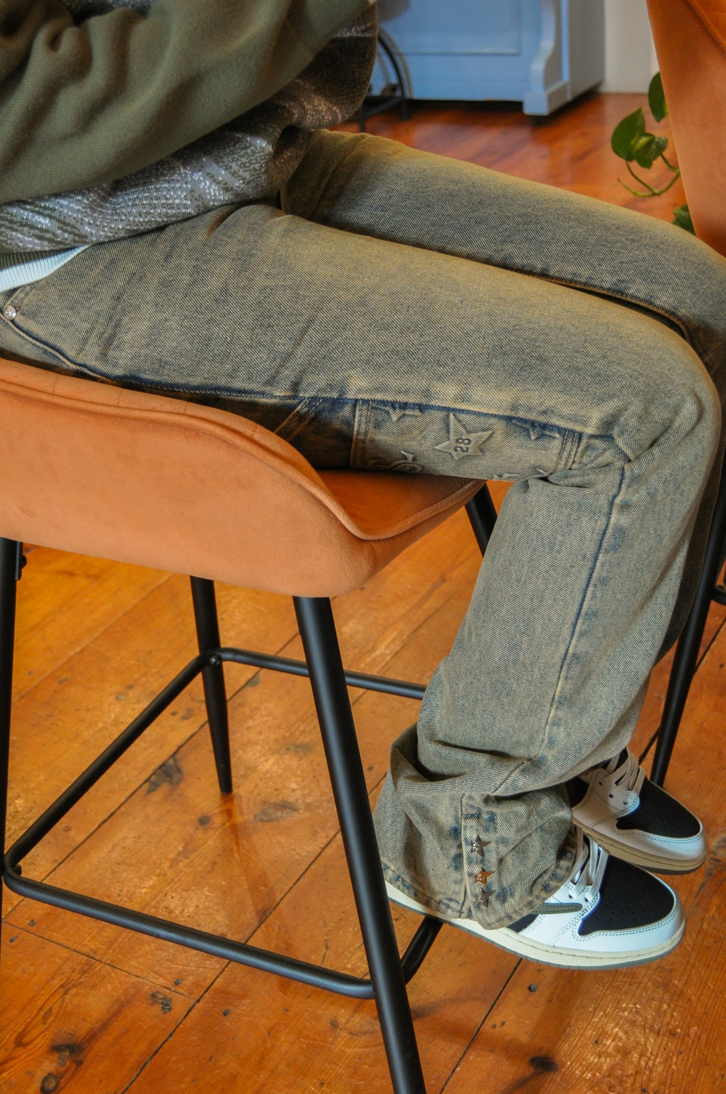 “Star” Olive Denim