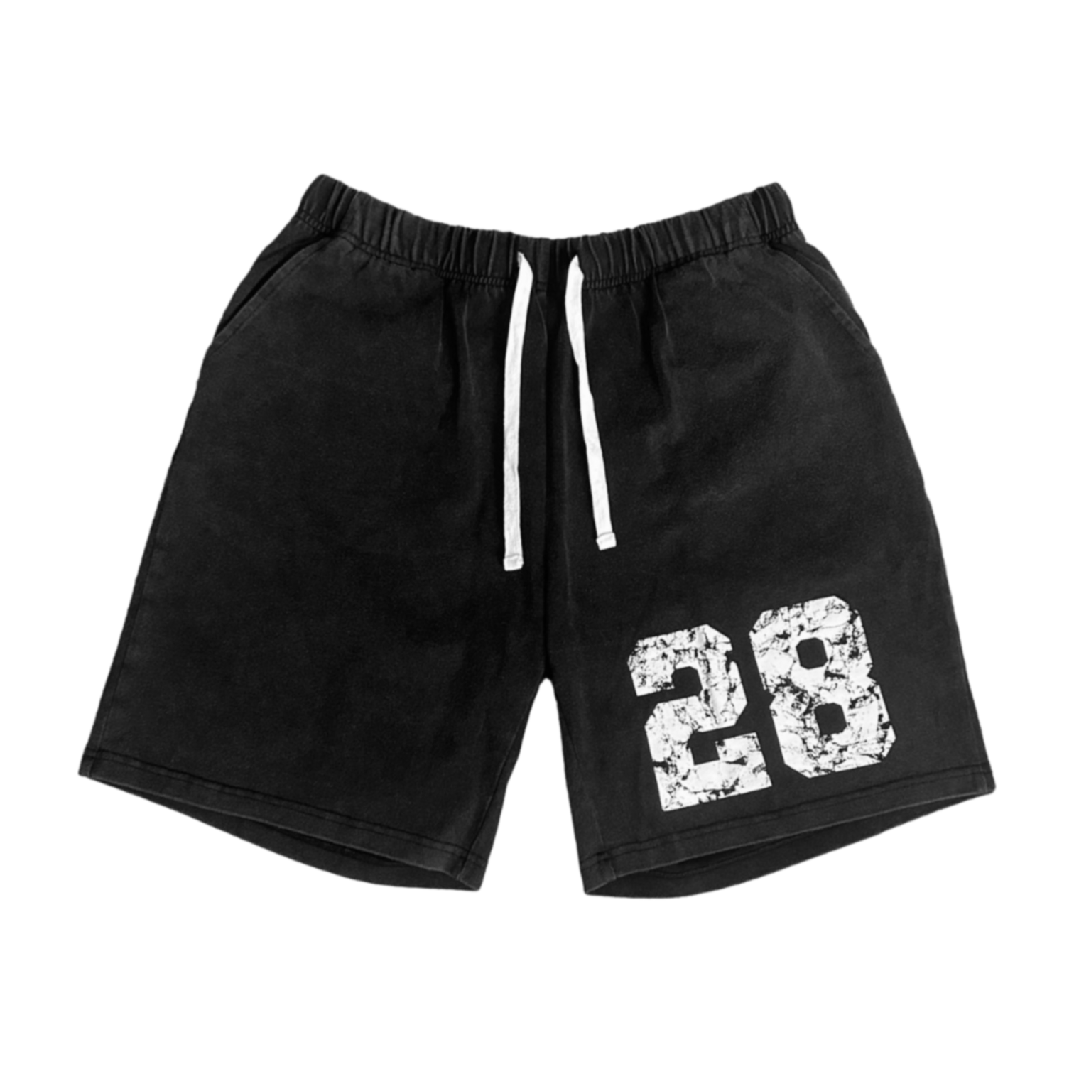 "SOUL LDN 28" Acid Wash Shorts