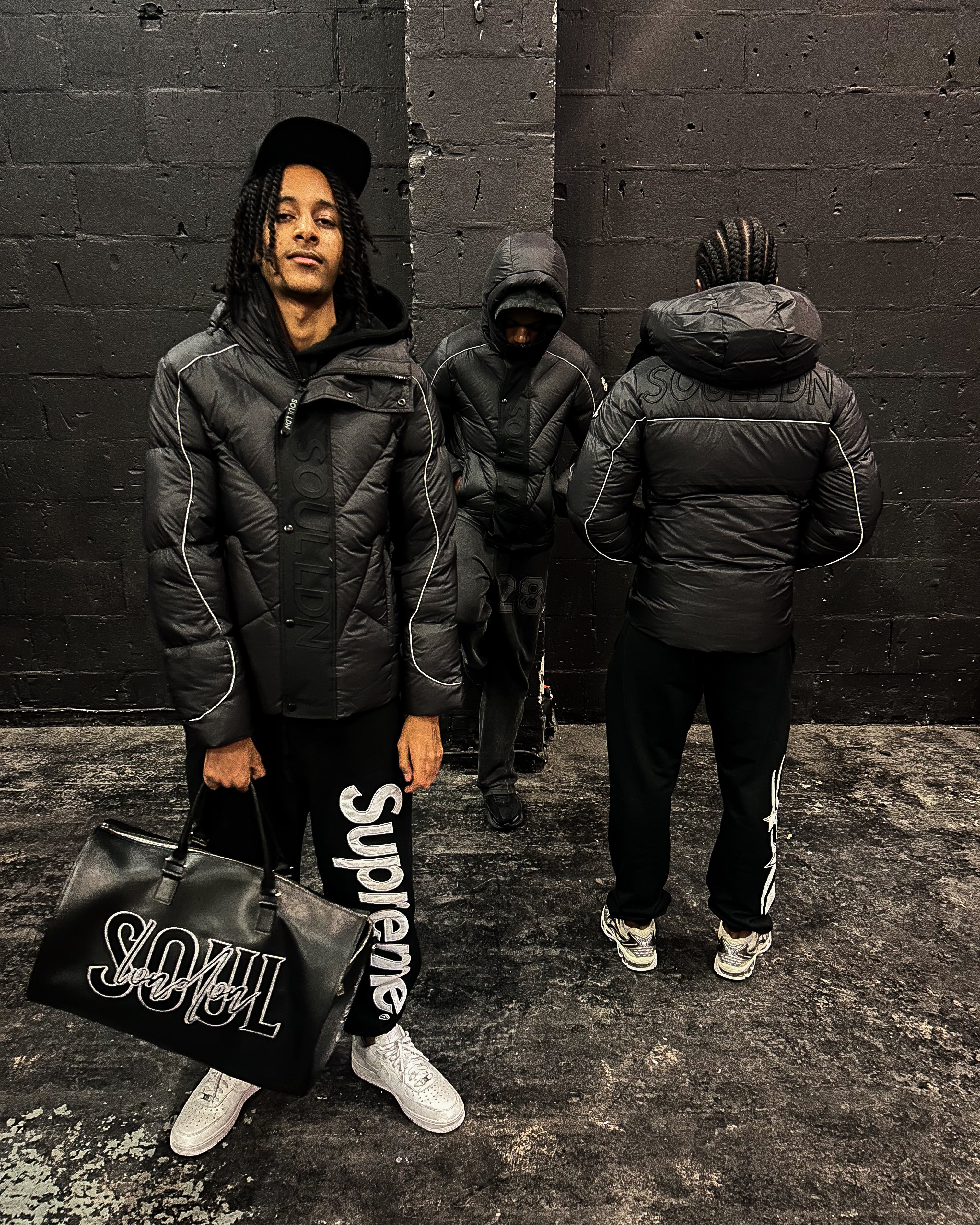 “Inverno” Black Puffer Jacket