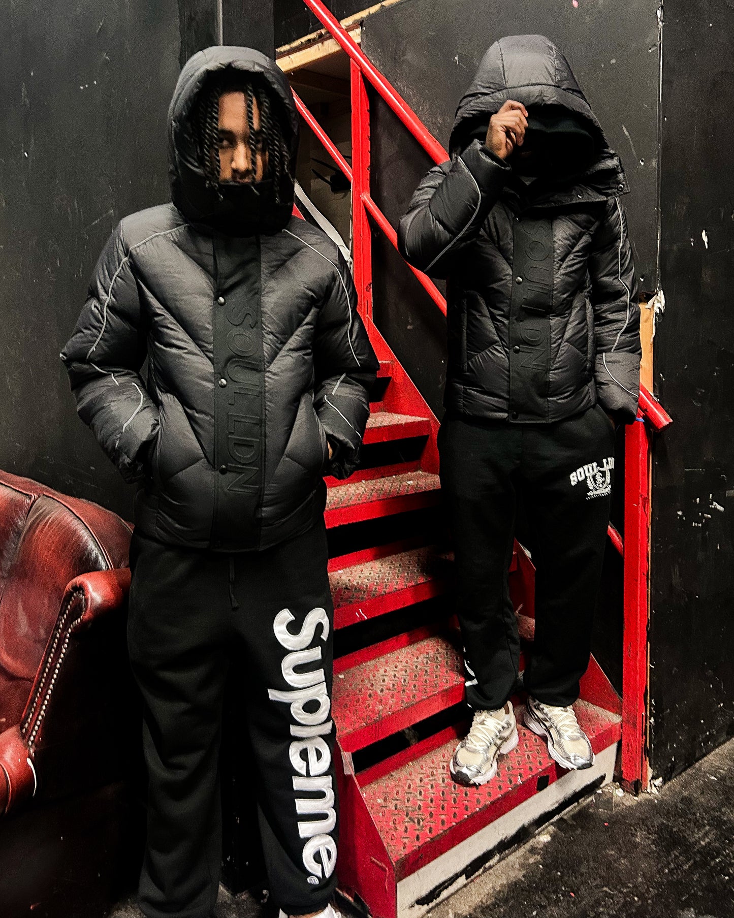 “Inverno” Black Puffer Jacket