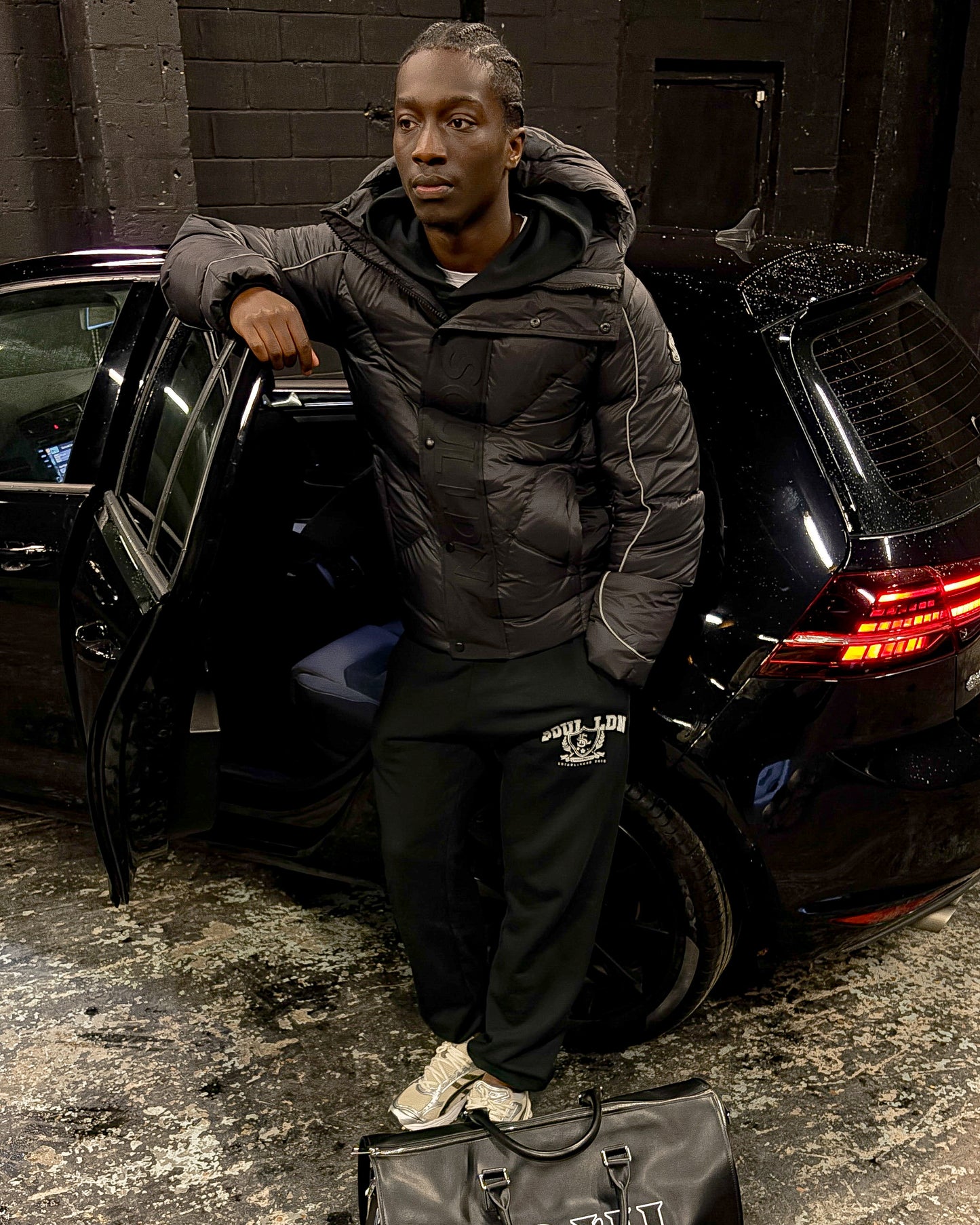 “Inverno” Black Puffer Jacket