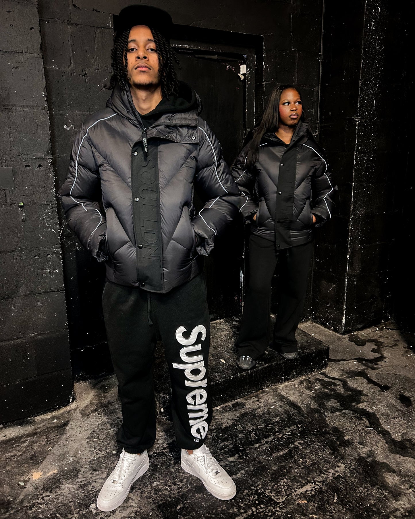 “Inverno” Black Puffer Jacket