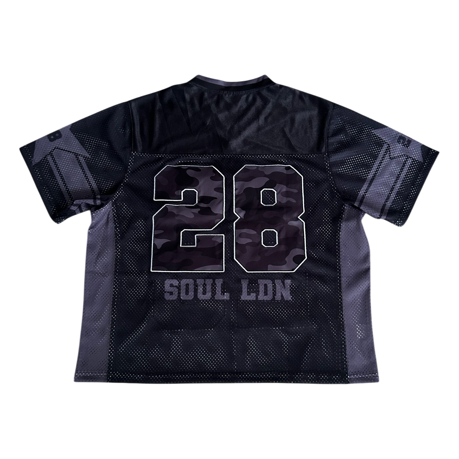 "Camo 28" Black Jersey