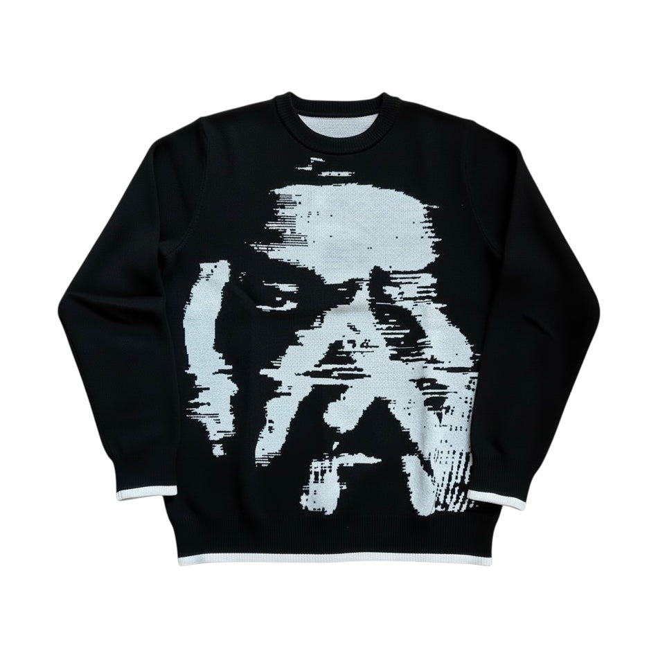 "All eyes on me" Black Jumper