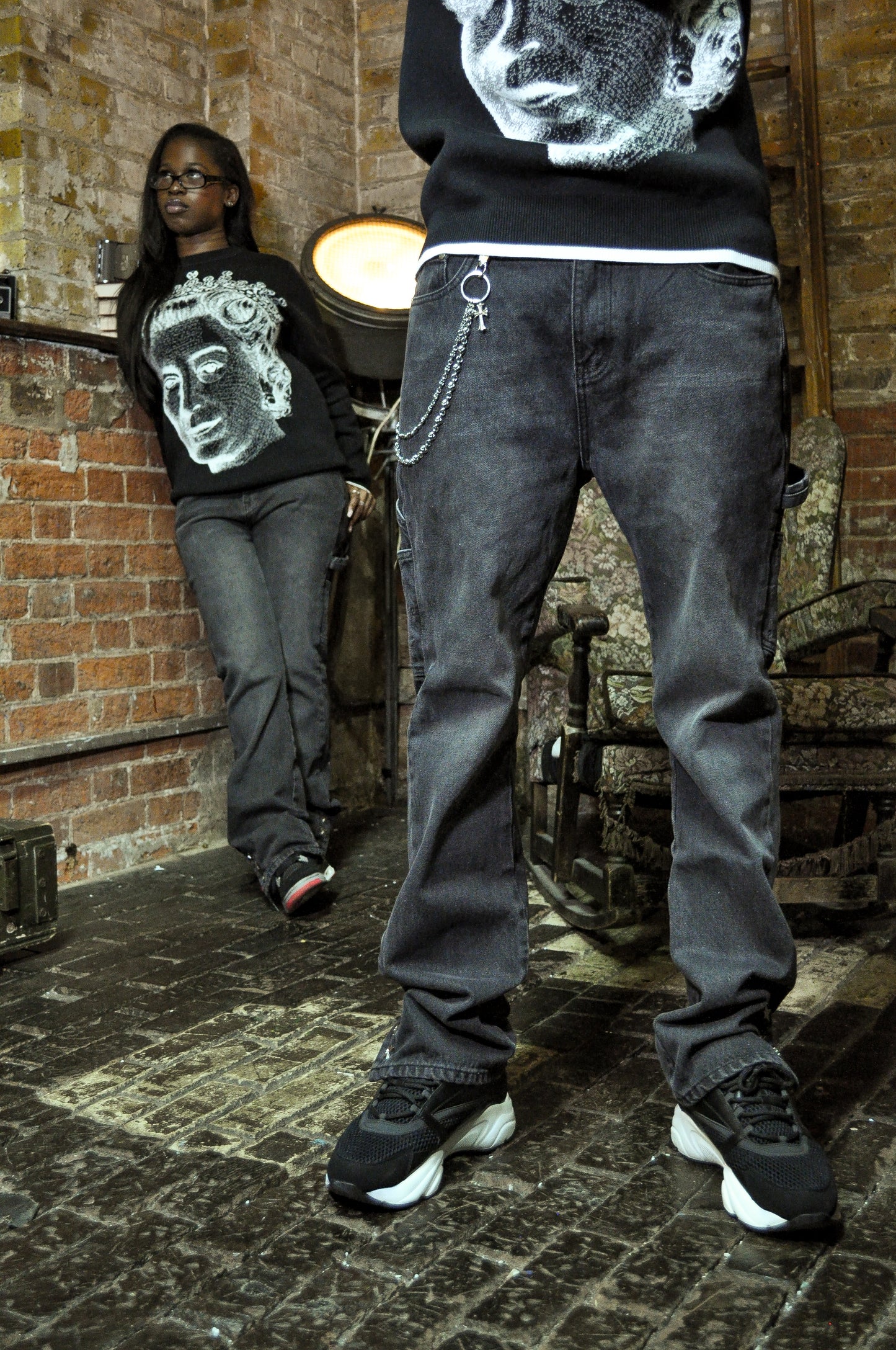 “Star” Black Denim