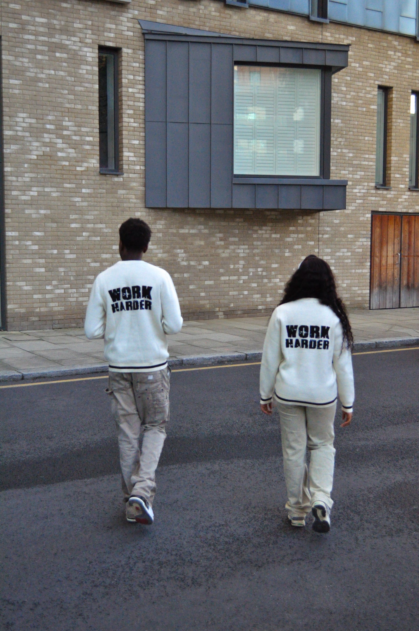 "Block out the noise" Cream Jumper