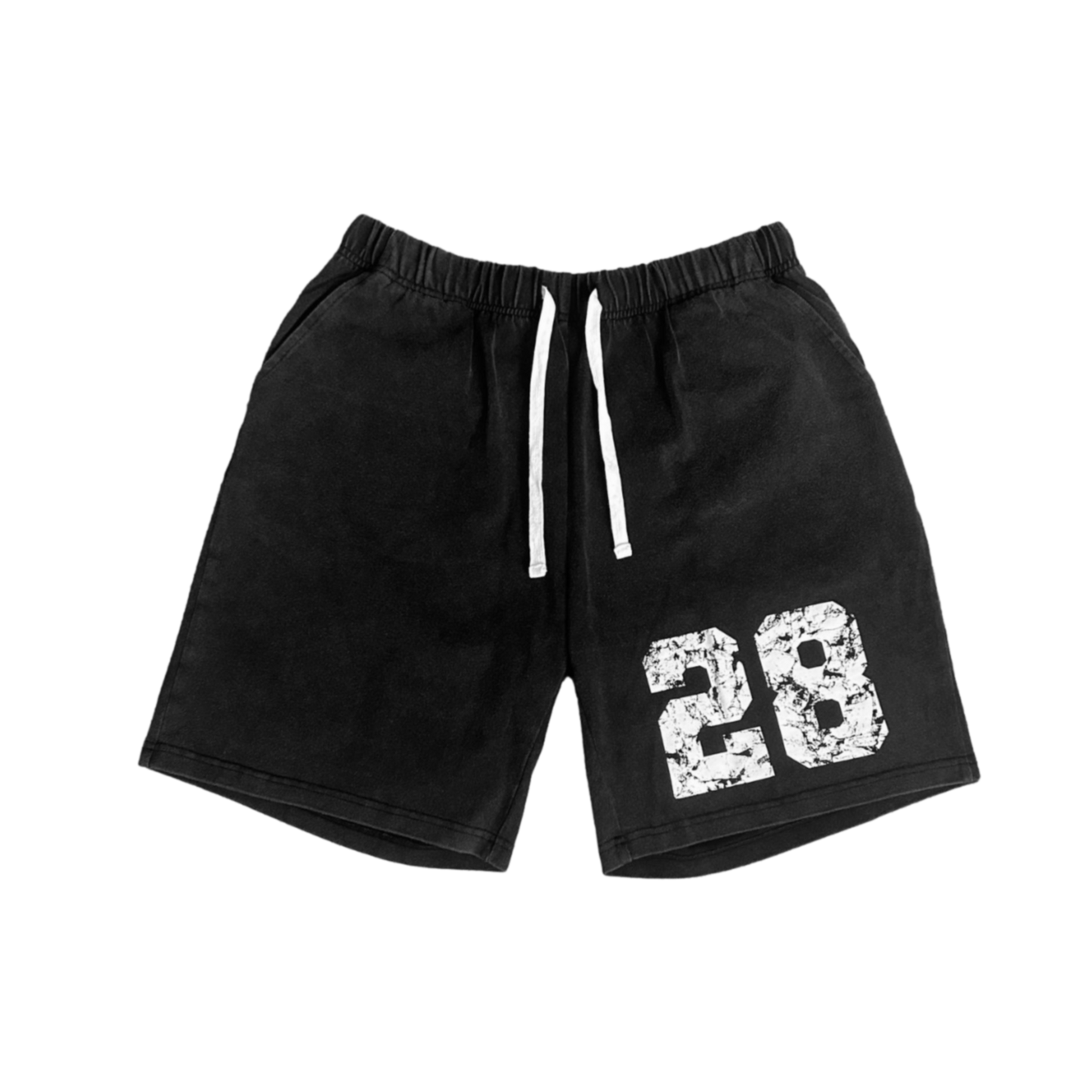 "SOUL LDN 28" Acid Wash Shorts