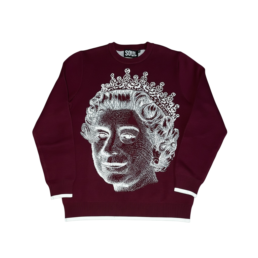 "Lizzy" Burgundy Jumper