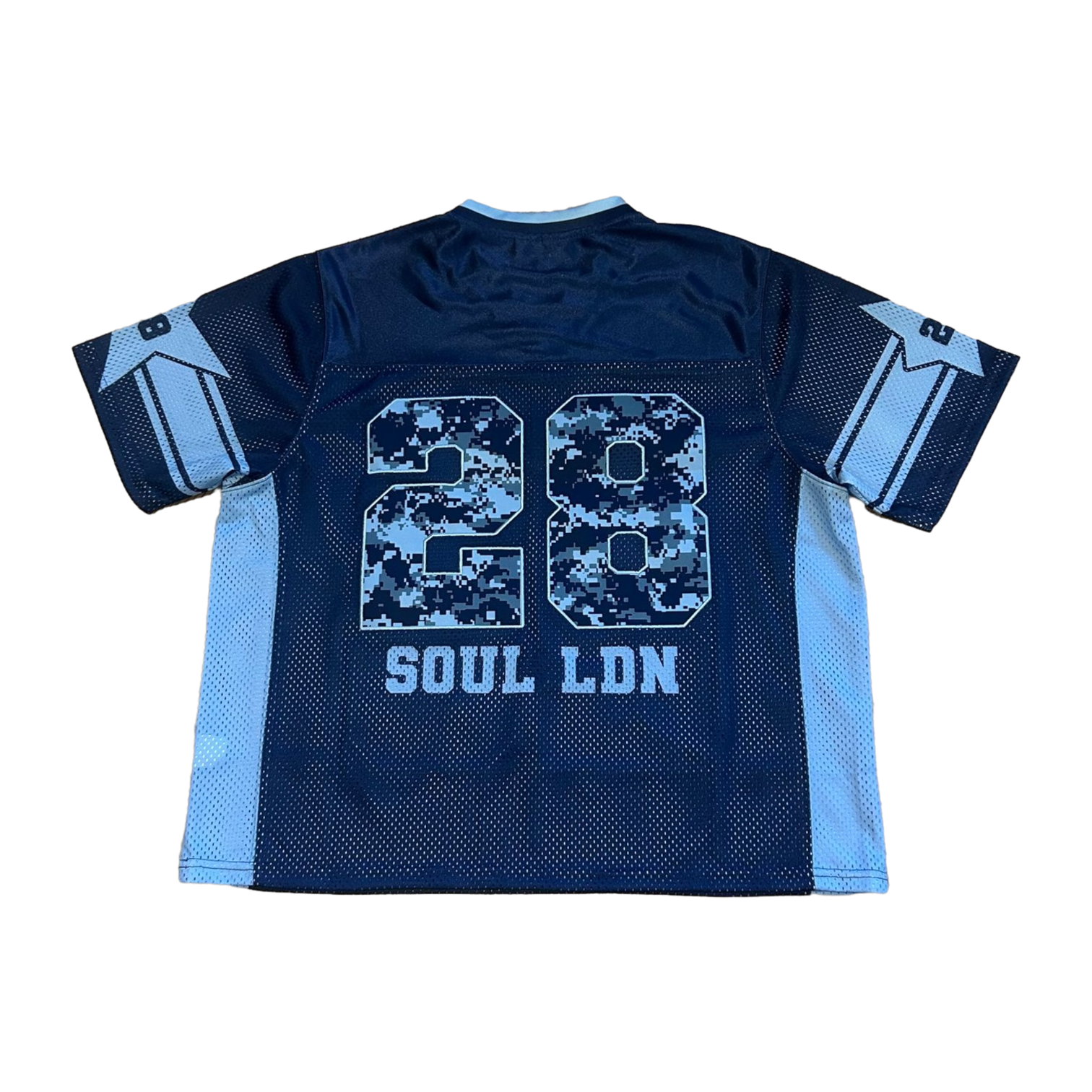 "Camo 28" Navy Jersey