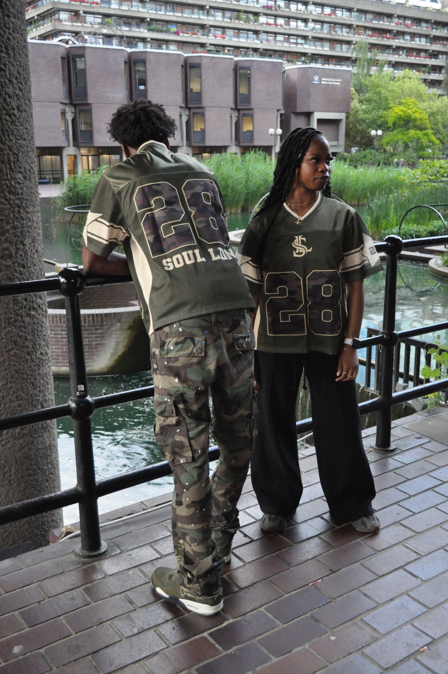 "Camo 28" Olive Green Jersey