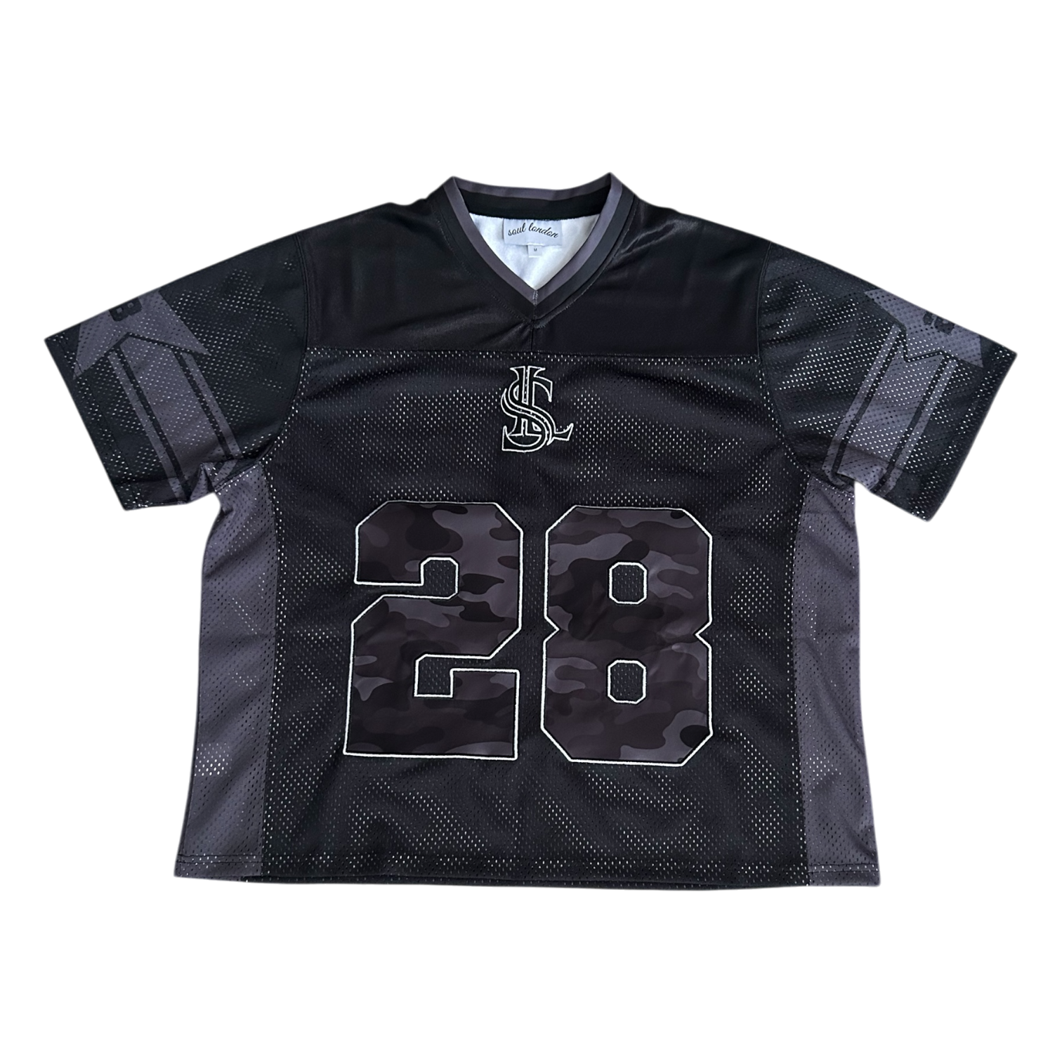 "Camo 28" Black Jersey