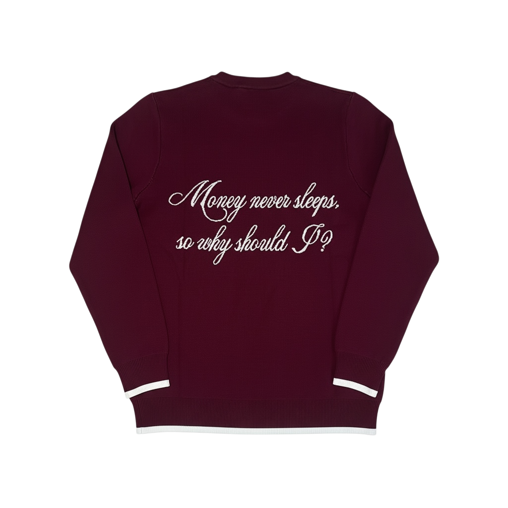 "Lizzy" Burgundy Jumper