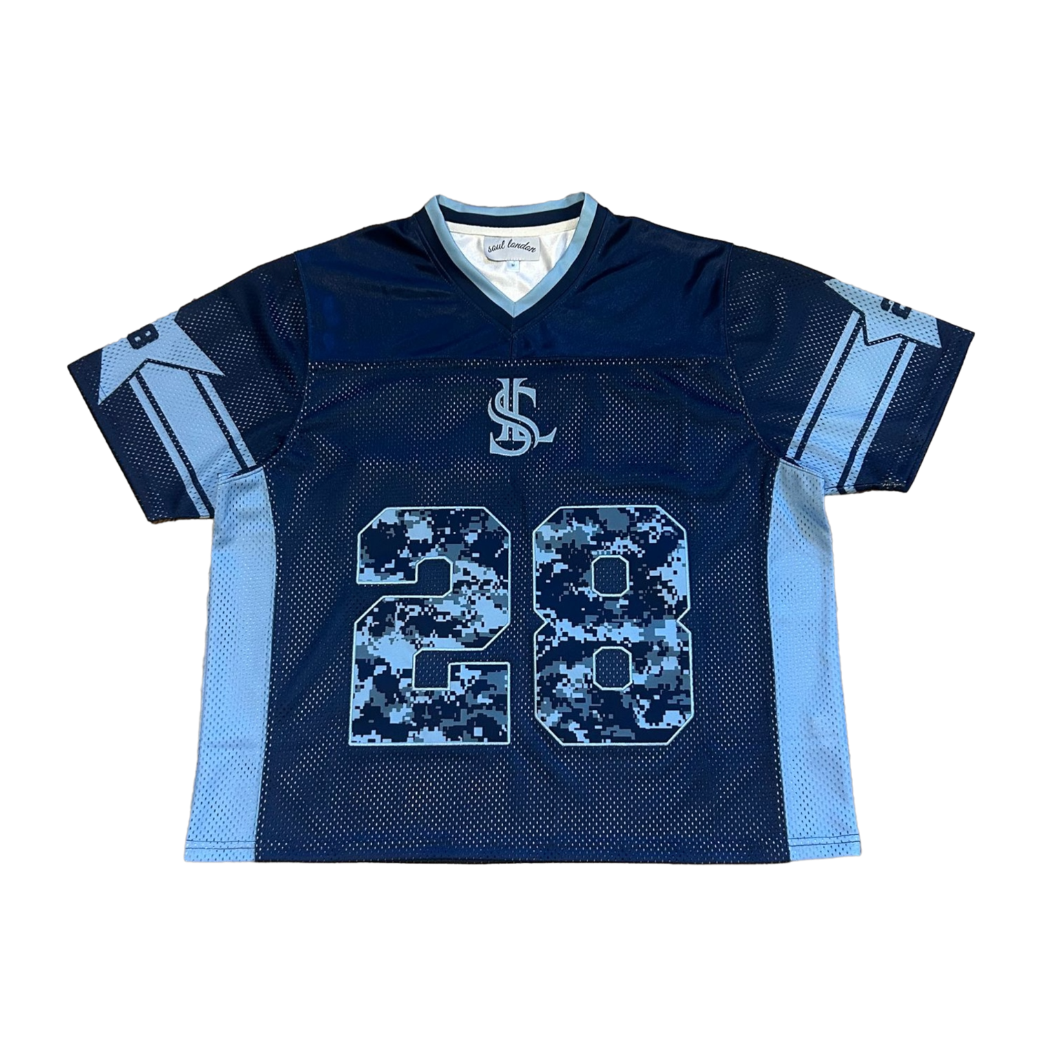 "Camo 28" Navy Jersey