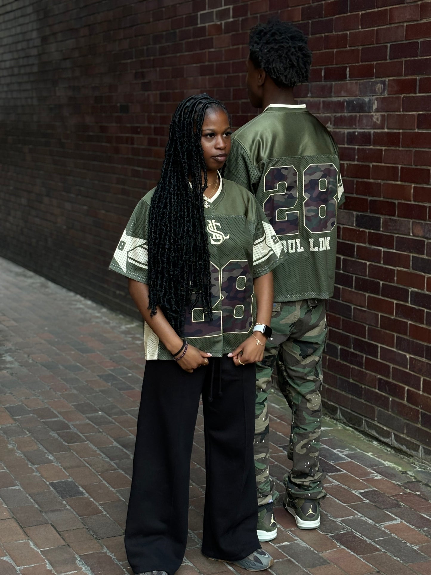 "Camo 28" Olive Green Jersey