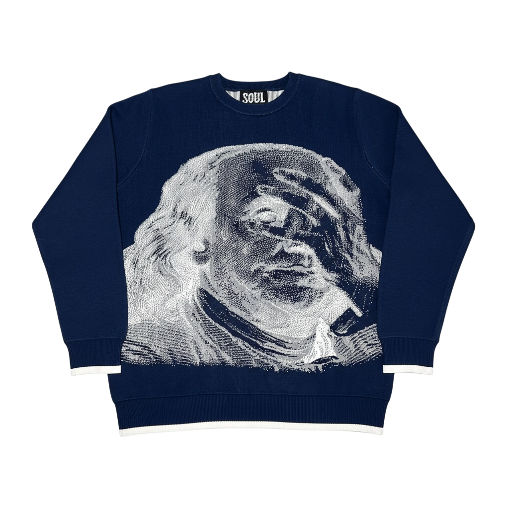 "Benjamin" Blue Jumper
